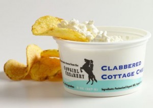 Potato Chips and Cottage Cheese